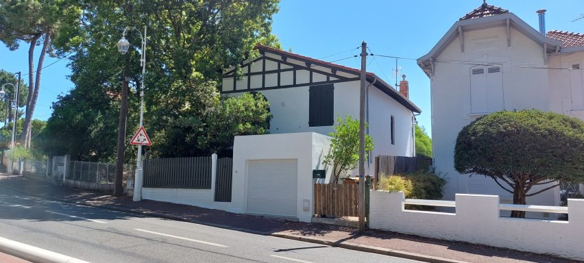 Rénovation d'une maison à Arcachon vue depuis la rue