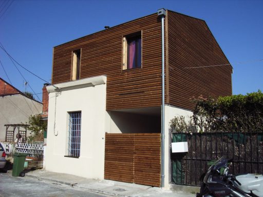 Photo d'une maison dont nous avons ajouté un étage en ossature bois